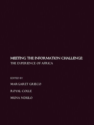 cover image of Meeting the Information Challenge